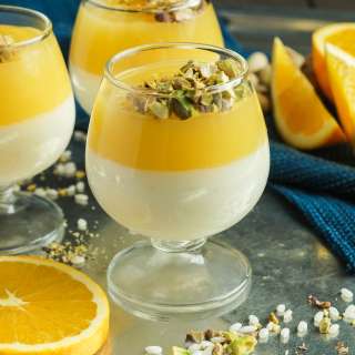Roz bi-Haleeb Mbattan (Rice, Milk, and Orange Pudding)