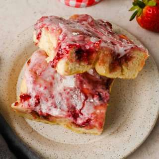 Sweet Focaccia with Raspberry Jam