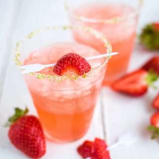 Strawberry jam margaritas