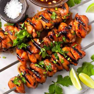 Sweet and Spicy Chicken Skewers