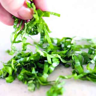 How to Cut a Chiffonade of Basil