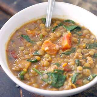 Smoky Sweet Potato and Lentil Stew