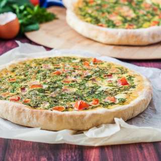 Bayd wa Khodra (Lebanese Egg Pie with Vegetables)