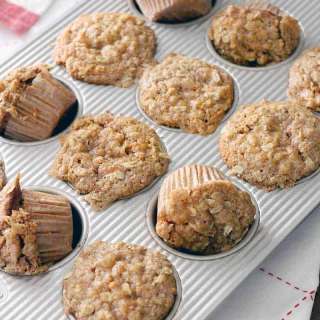 Whole Grain Apple Pie Muffins