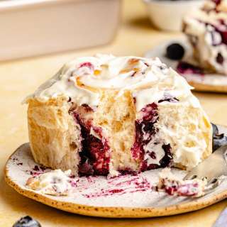 Lemon Lover’s Lemon Blueberry Sweet Rolls