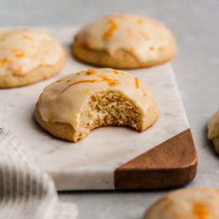 Melt In Your Mouth Italian Iced Orange Cookies