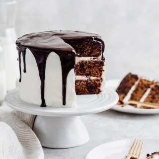 Grain Free Tahini Chocolate Chip Cookie Cake