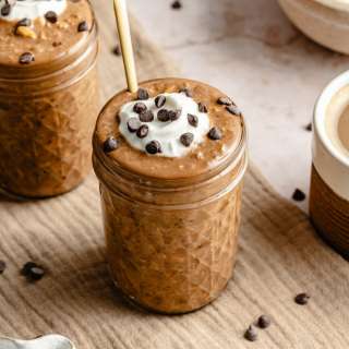 High Protein Coffee Overnight Oats