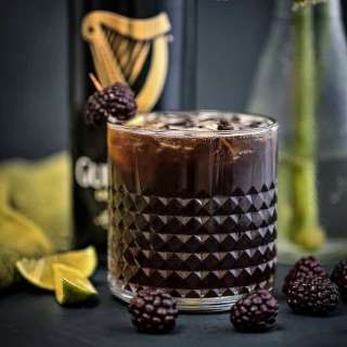 Guinness Black Magic Cocktail