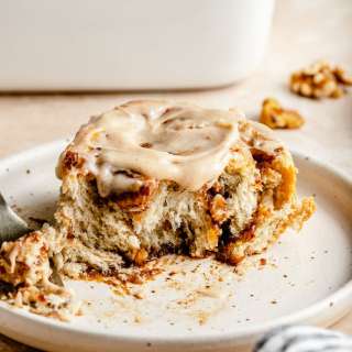 Vegan Banana Bread Cinnamon Rolls