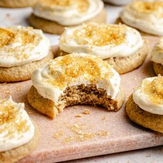 Taylor Swift’s Soft Chai Sugar Cookies with Vanilla Bean Cream Cheese Frosting