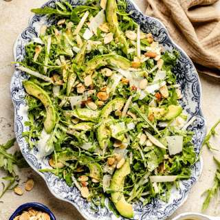 Asiago Arugula Pear Salad