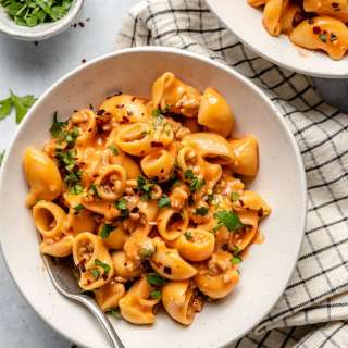 One Pan Lightened Up Hamburger Helper
