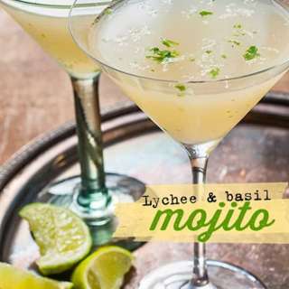 Basil Lychee Mojito