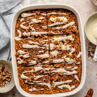 Pumpkin Pie Baked Oatmeal
