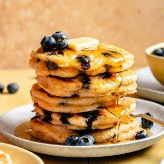 Grandma’s Buttermilk Blueberry Pancakes