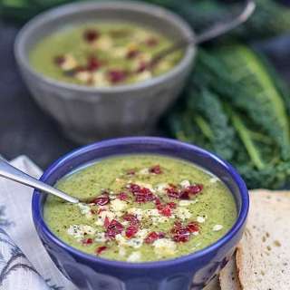 Parsnip, Kale and Stilton soup