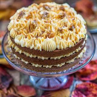 Pumpkin Cake with Cream Cheese Frosting