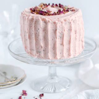 Perfectly Romantic Rose & Lemon Cake