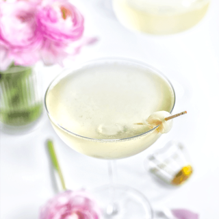 Lychee French 75 Cocktail