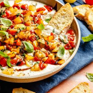 Whipped Feta Bruschetta Dip