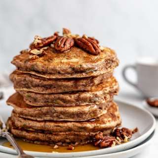 Fluffy Whole Wheat Zucchini Bread Pancakes