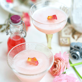 Cocktail Friday: Rhubarb Blush Sour and Rhubarb syrup