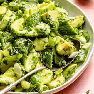 Smashed Cucumber Avocado Salad