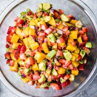 Avocado Strawberry Mango Salsa
