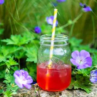 Homemade Raspberry Lemonade