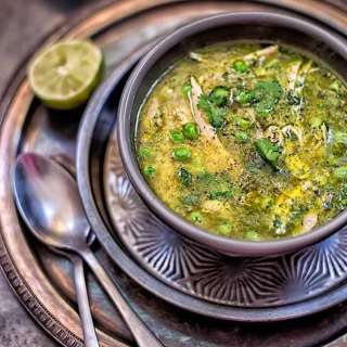 Peruvian aguadito – quinoa, chicken & coriander soup