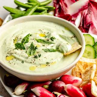 Garlic & Herb Whipped Cottage Cheese Dip