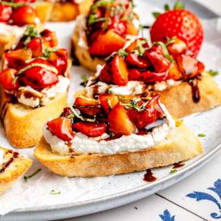 Strawberry Balsamic Bruschetta