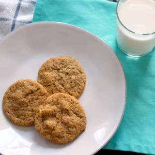 Orange Chai Spice Cookies (made with whole wheat flour!)