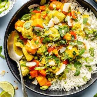 Bright & Herby Lemongrass Chicken Green Curry