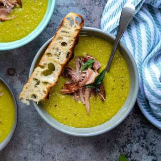 Slow Cooker Pea and Ham Soup