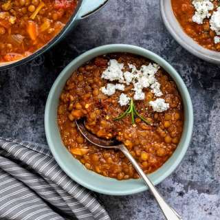 Greek Lentil Soup (Fakes)