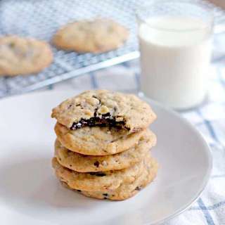 Salted Almond Chocolate Chunk Cookies