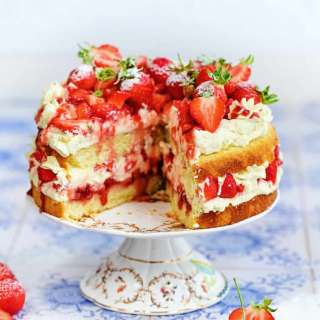 Strawberry Shortcake Cake
