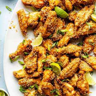 Thai-Inspired Peanut Chicken Wings