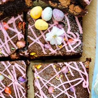 Mini Egg Brownies