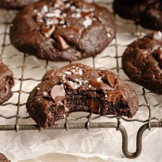 Salted Brownie Cookies