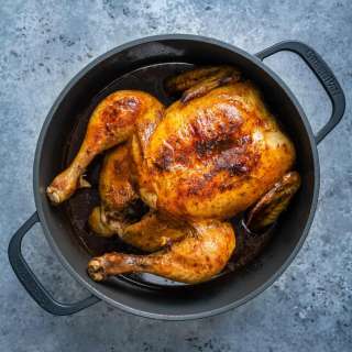 Pot Roast Chicken Rotisserie Style!