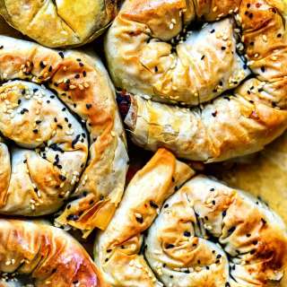 Vegetable pie with Squash and Spinach