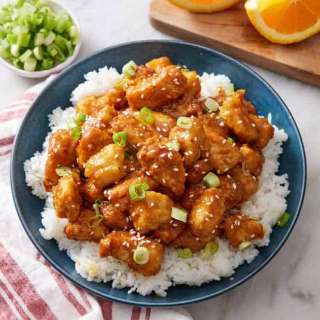Air Fryer Orange Chicken