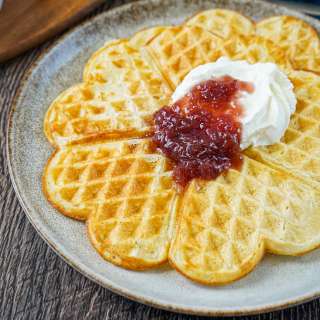 Äggvåfflor (Swedish Egg Waffles)