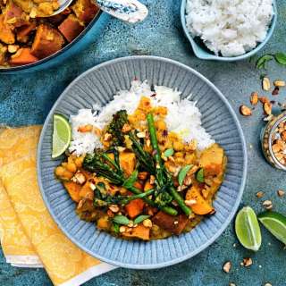 Satay Sweet Potato Curry