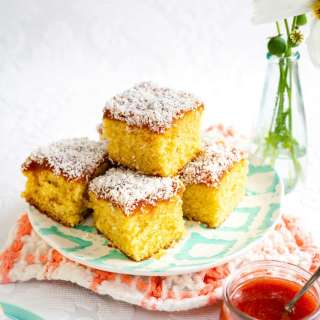 Jam And Coconut Cake