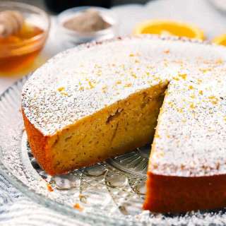 Cardamom Spiced Orange Olive Oil Cake