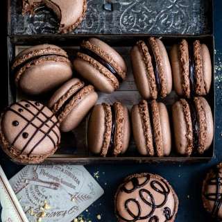Perfect Chocolate Macarons